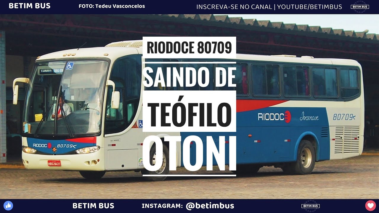 (Som de motor) O500RS com barulho de O400RSE ... RIODOCE - 80709 saindo de Teófilo Otoni
