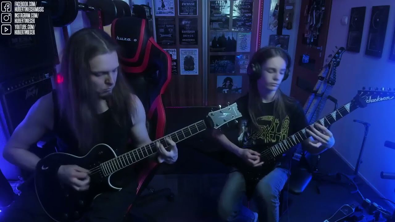 Death - Individual Thougth Patterns ALL GUITAR SOLOS live! Hubert Więcek & Krzysiek Śniadecki