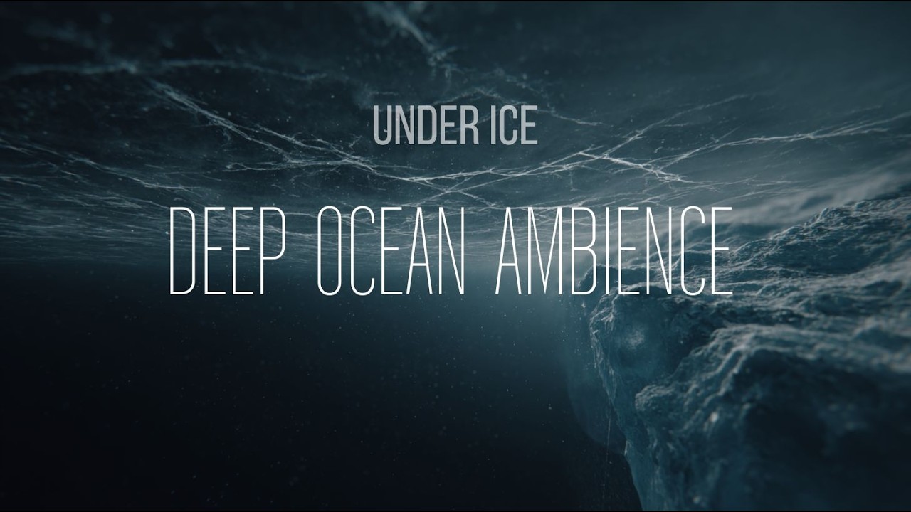 8 Hours 🌊 Deep Arctic Underwater Ambience | Under Ice Ocean Sanctuary