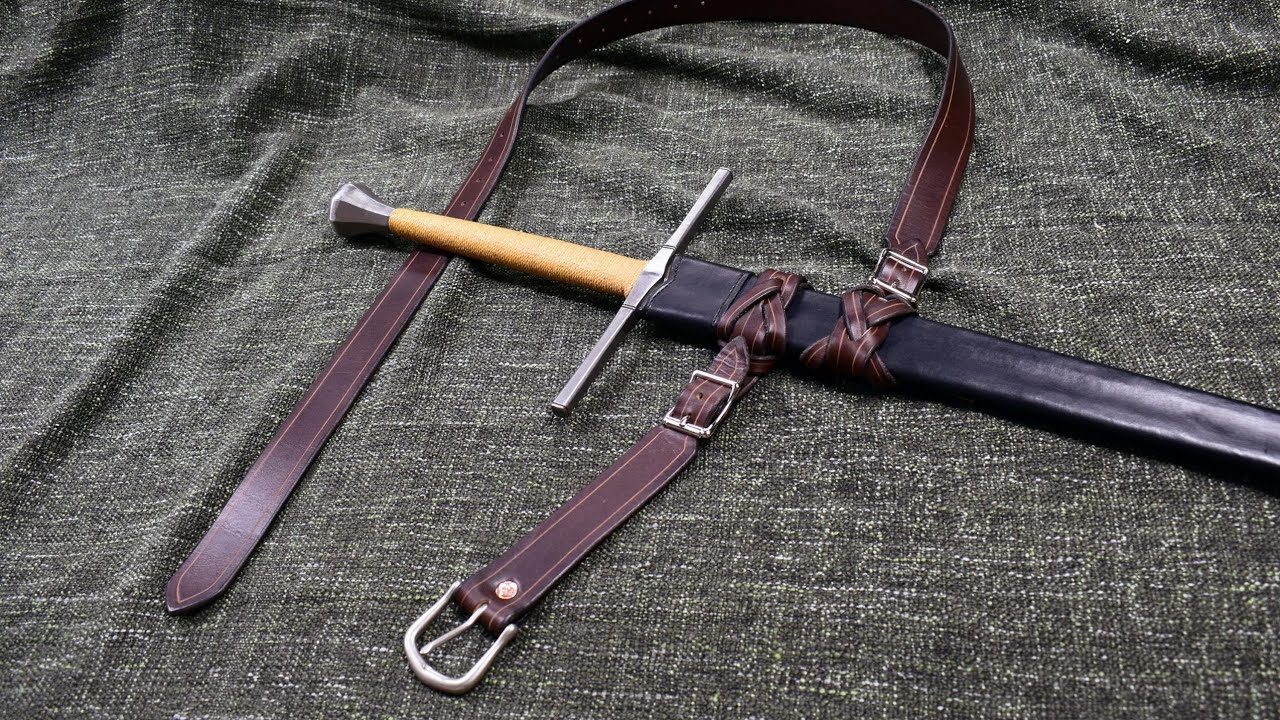 Grommet's Leathercraft Style 4 Integrated Swordbelt Instructions.