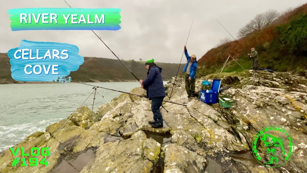 Морская рыбалка в Великобритании | Cellars Beach-River Yealm Devon | Видеоблог №194