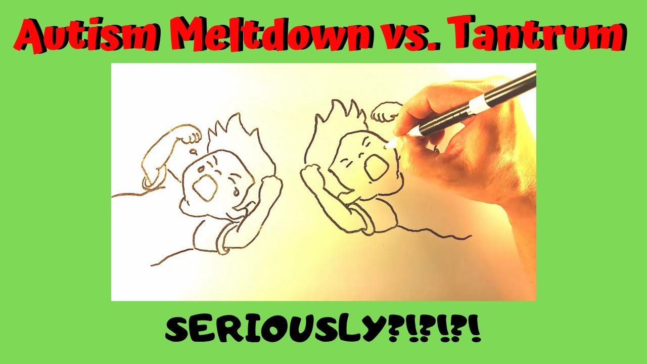 The Difference Between A Meltdown and A Tantrum
