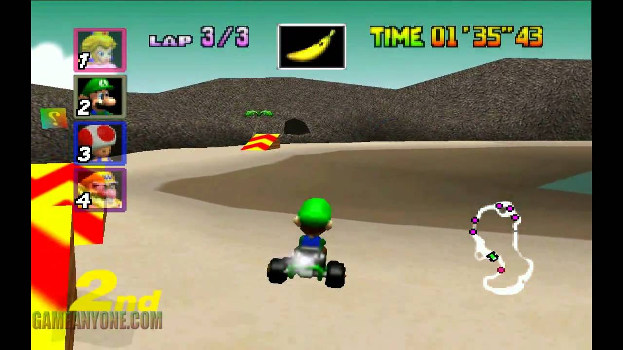 Mario Kart 64 -  Mushroom Cup 150cc