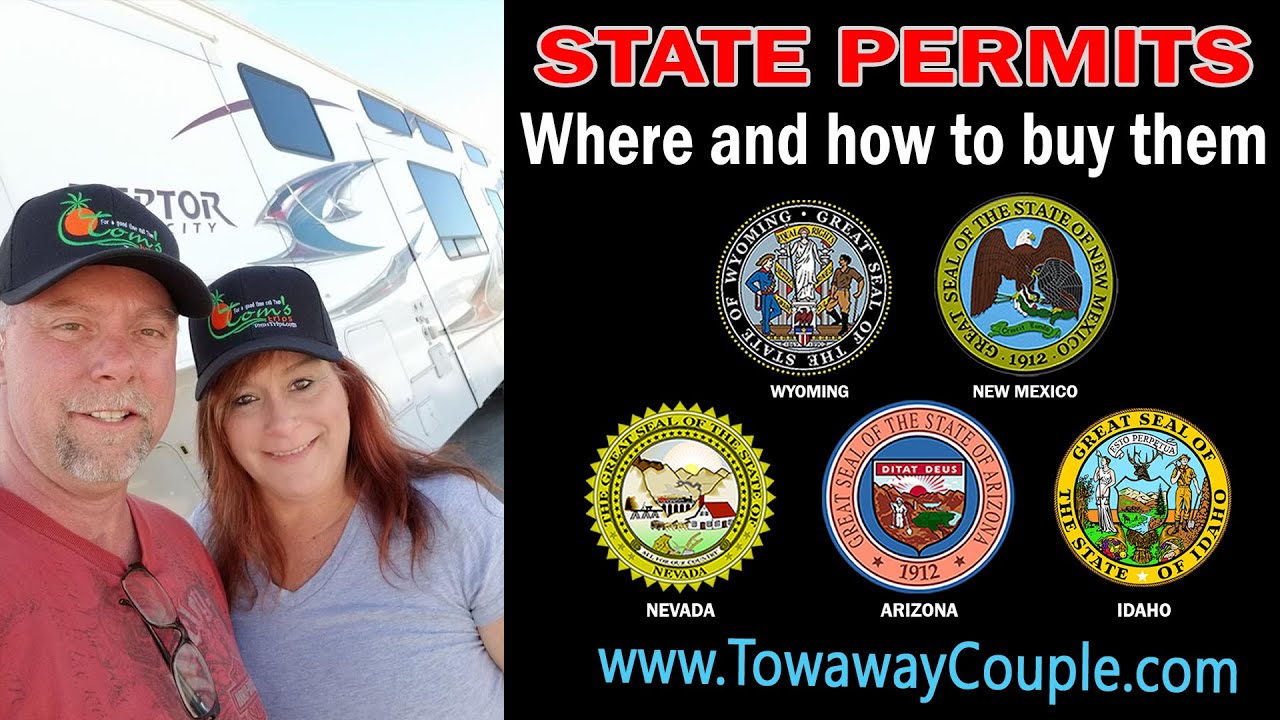 How we obtain trip permits in each state we travel through in RV Transport
