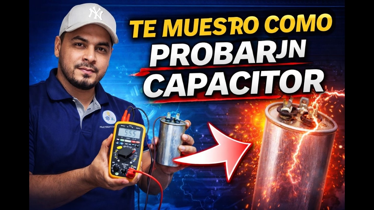 ¿Tu aire no arranca? Puede ser el CAPACITOR de arranque.. aquí te enseño cómo probarlo correctamente