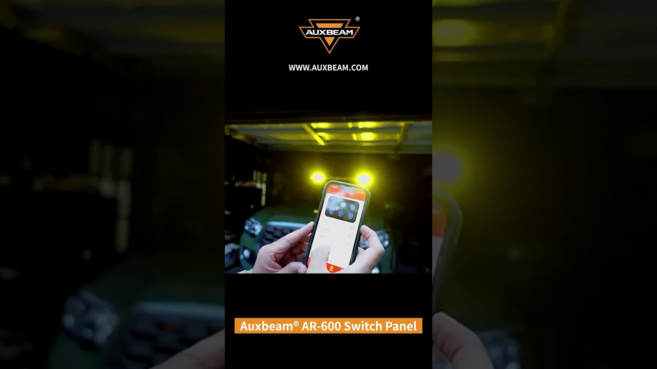 Auxbeam&reg; AR-600 Switch Panel with APP #auxbeam #switchpanel #switchcontroller