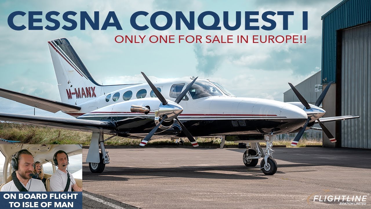 Flying to Isle of Man to see Cessna 425 Conquest I | FLIGHT VLOG #1 | 4K UK #cessna #flight #vlog