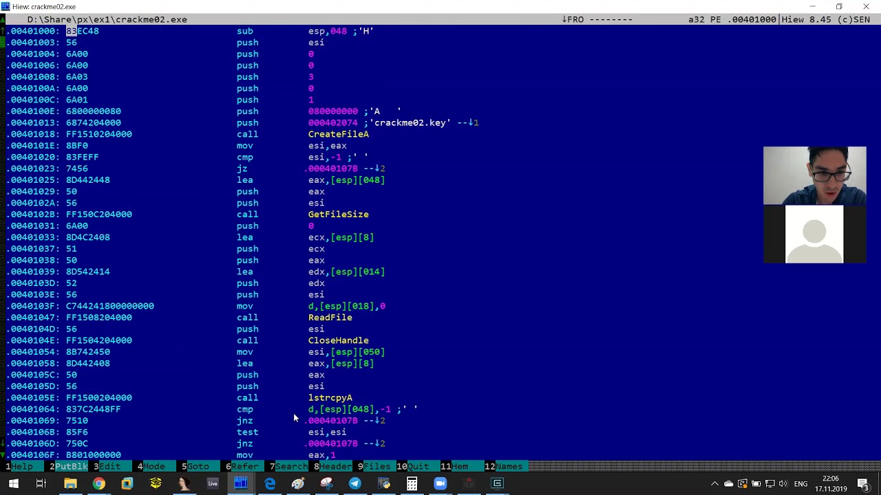 Разбор crackme часть 1