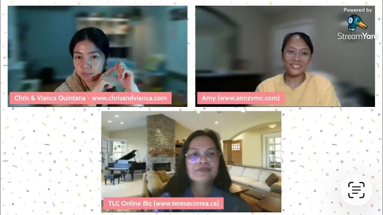 Our live stream-Online business owner sharing who we are!