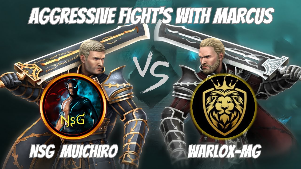 Aggressive Marcus Fights with @MGisLiveOfficial ⚔️🔥 || NSG VS Warlox 🔥 || Shadow Fight 4  : Arena