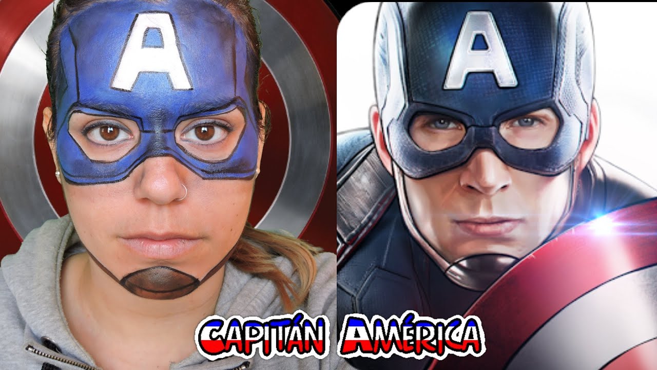 Capitán América Maquillaje / FX Fantasía #6 / Captain America Makeup