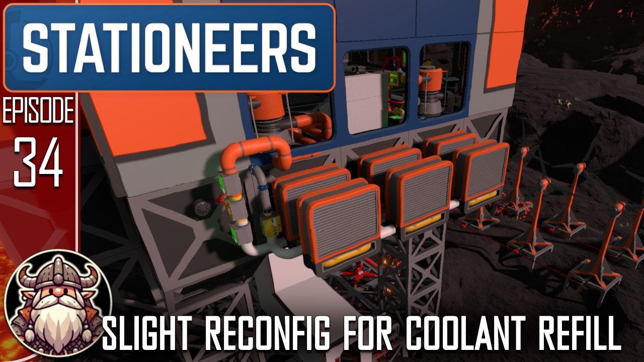 Slight Reconfig For Coolant Refill - S2 E34 ║ Stationeers