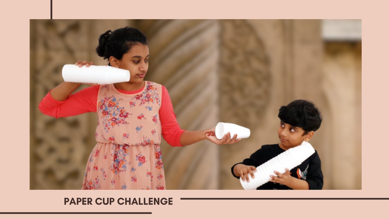 Cup Challenge l Funny Challenges l Easy Games At Home