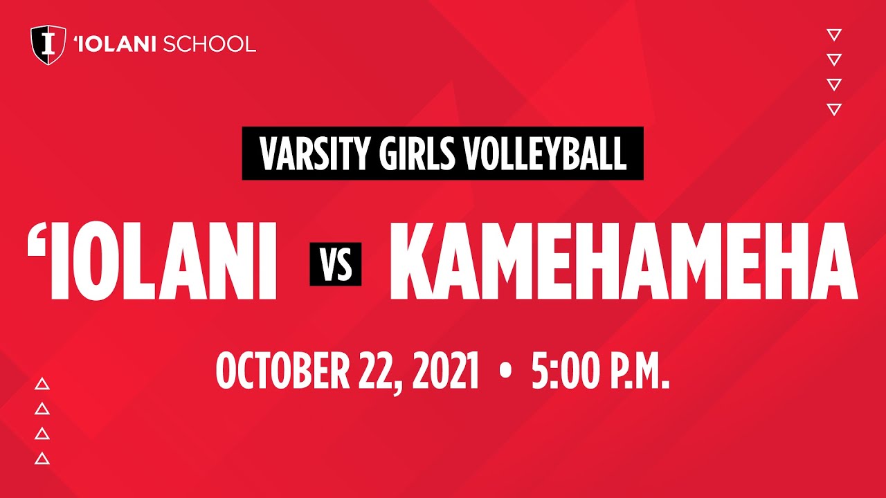 Kamehameha at ‘Iolani -- ILH girls varsity volleyball