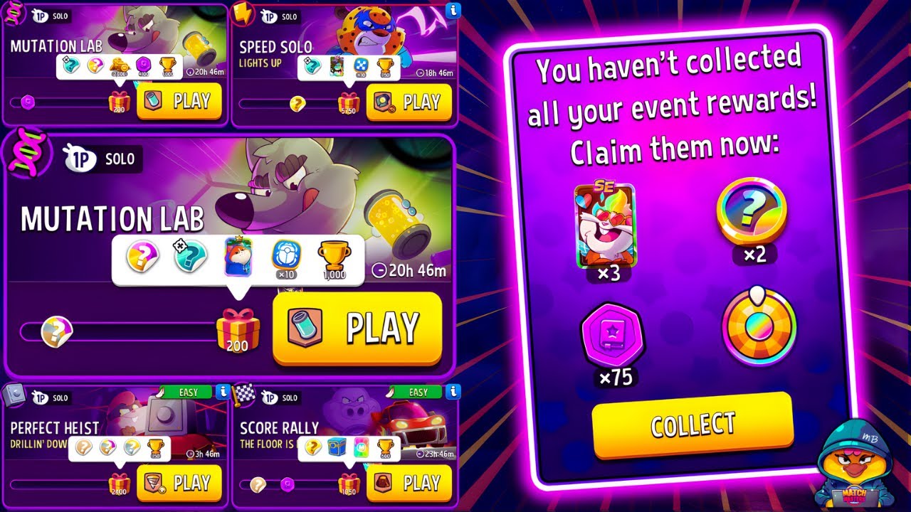 HIDDEN EVENT GIFTS🔥 x5 Solo: Mutation Lab 200 & 200 DNA, Drillin’ Down, Floor Is Lava, Lights Up