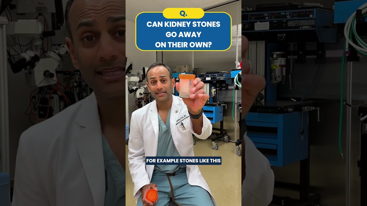 Can kidney stones go away on their own?