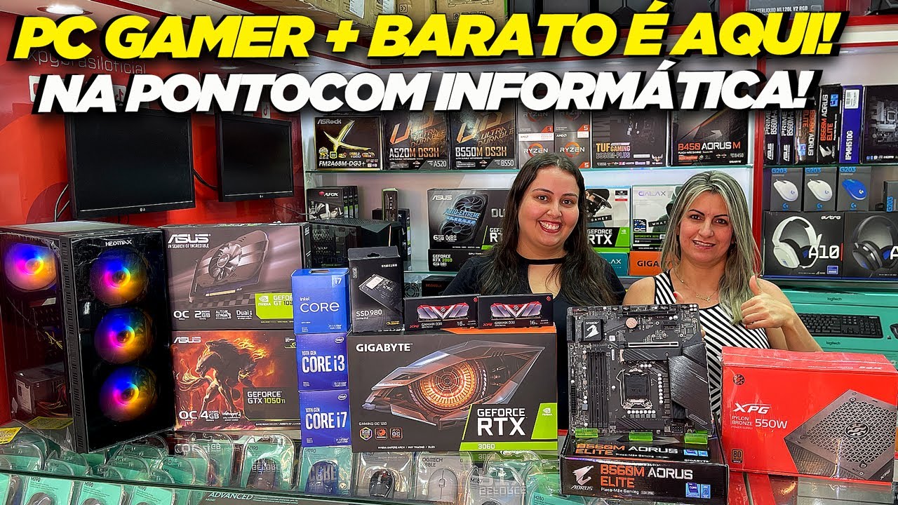 PC GAMER + BARATO É NA PONTOCOM INFORMÁTICA!