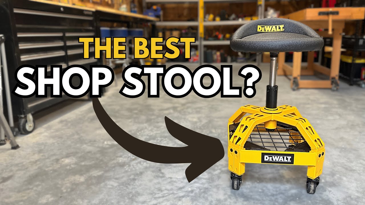 DeWalt Adjustable SHOP STOOL - Review!