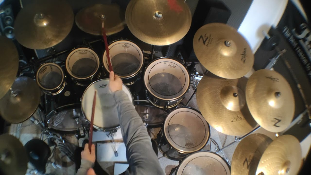 Behemoth - Sabbath Mather (drum cover)(4K)(Mareczko drummer na YouTube)(👹🥁🖥️)#drummer