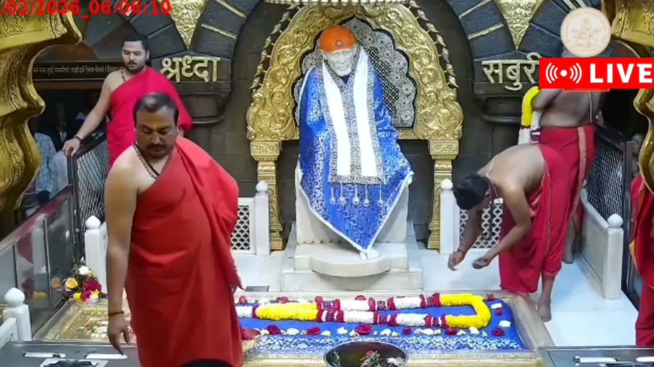 Shri Sai Baba Mangal Sanan ll Aarti Darshan ll Today Live Shridi Darshan ll sairam ll 11 February 26