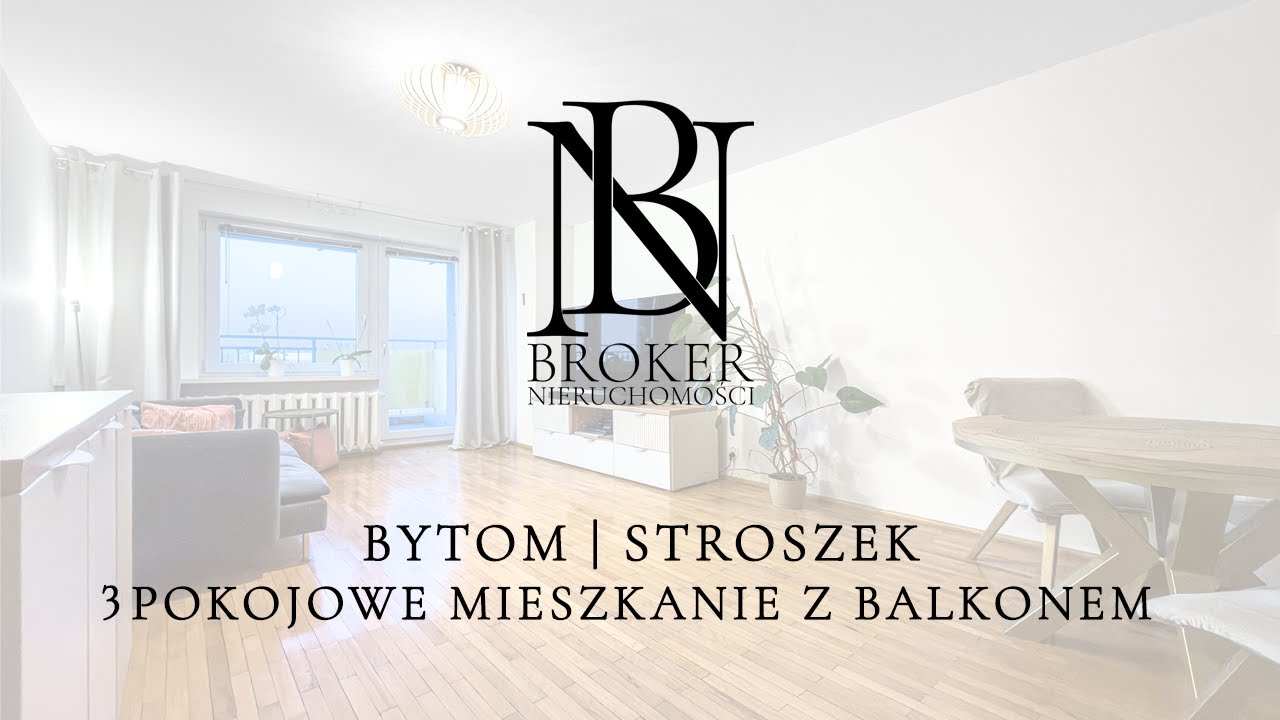 Rodzinne mieszkanie 3 pokoje z balkonem | Bytom Stroszek.