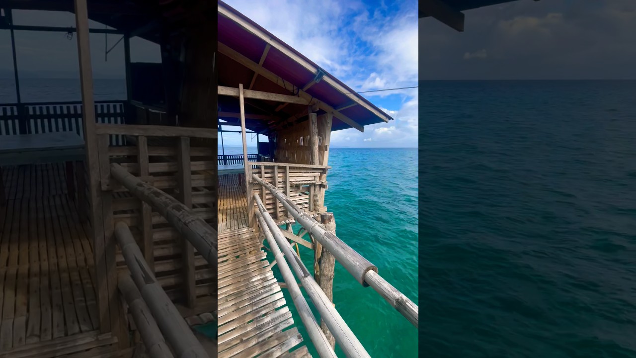 Overwater Native Cottage in Southern Leyte | Serene Getaway & Scenic Views #travel #trending