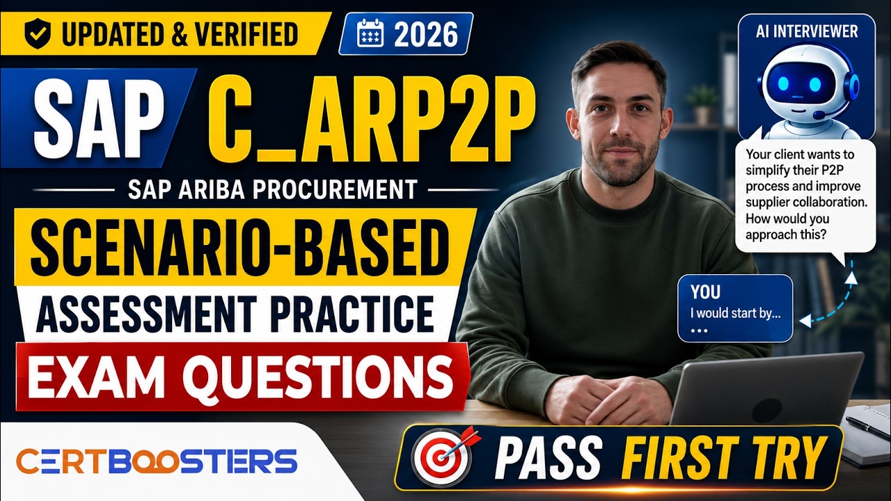 SAP C_ARP2P Exam Questions 2026 | Scenario-Based Assessment & AI Role Play Practice