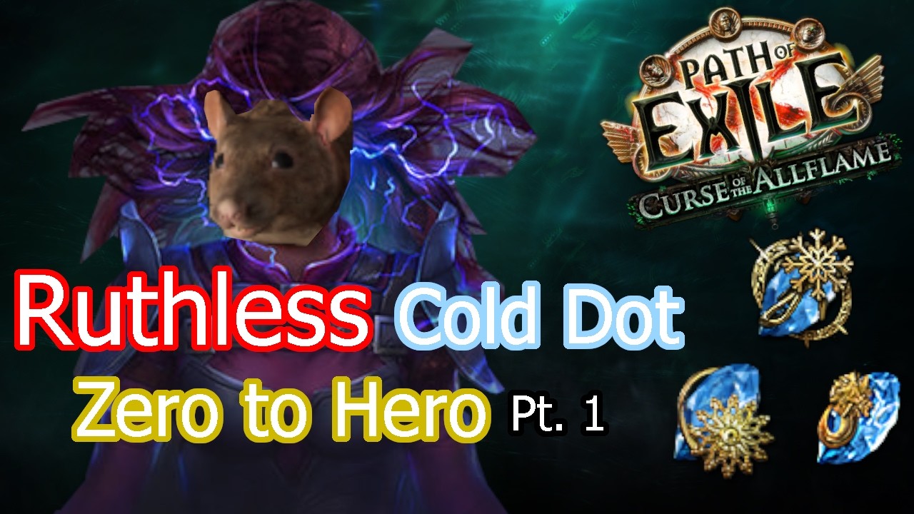 Путь к успеху через Cold Dot в режиме Ruthless: Curse of the Allflame | Path of Exile [3.29] Часть 1