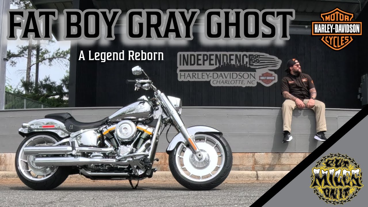 THE 2025 HARLEY-DAVIDSON FAT BOY GRAY GHOST!