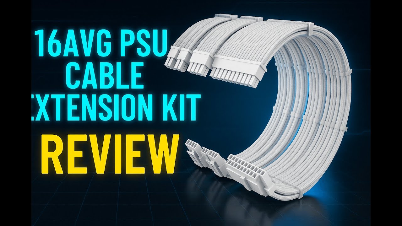 Review - 16AWG PSU Cable Extension Kit with Cable Combs,1x24pin ATX/1x8pin(4+4) EPS/2x8pi
