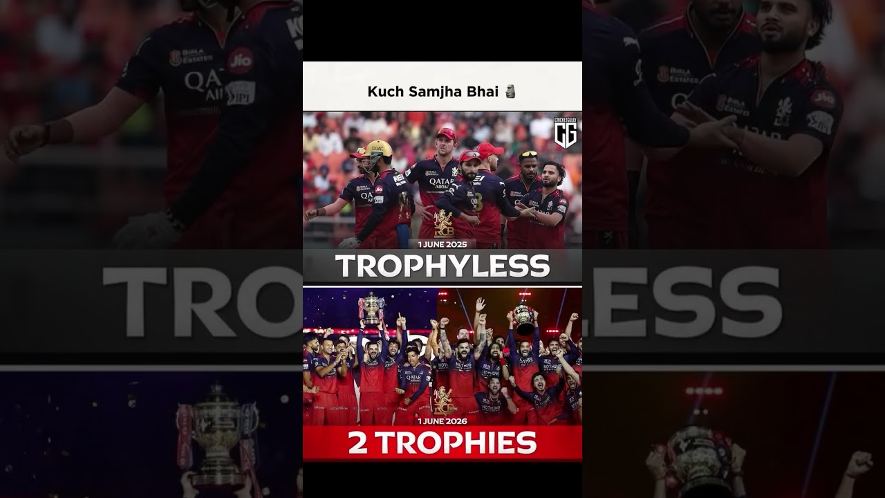 0Trophies to 2Trophies: The RCB Miracle 🤯🏆