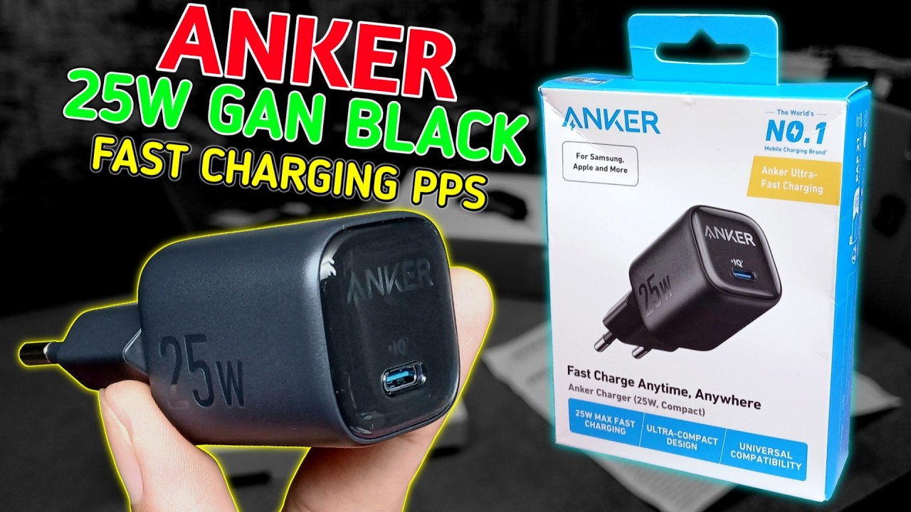 Charger Murah Fast Charging Untuk Samsung A56 5G❗❗ ANKER Wall Charger 25W GaN PPS🔴🔴