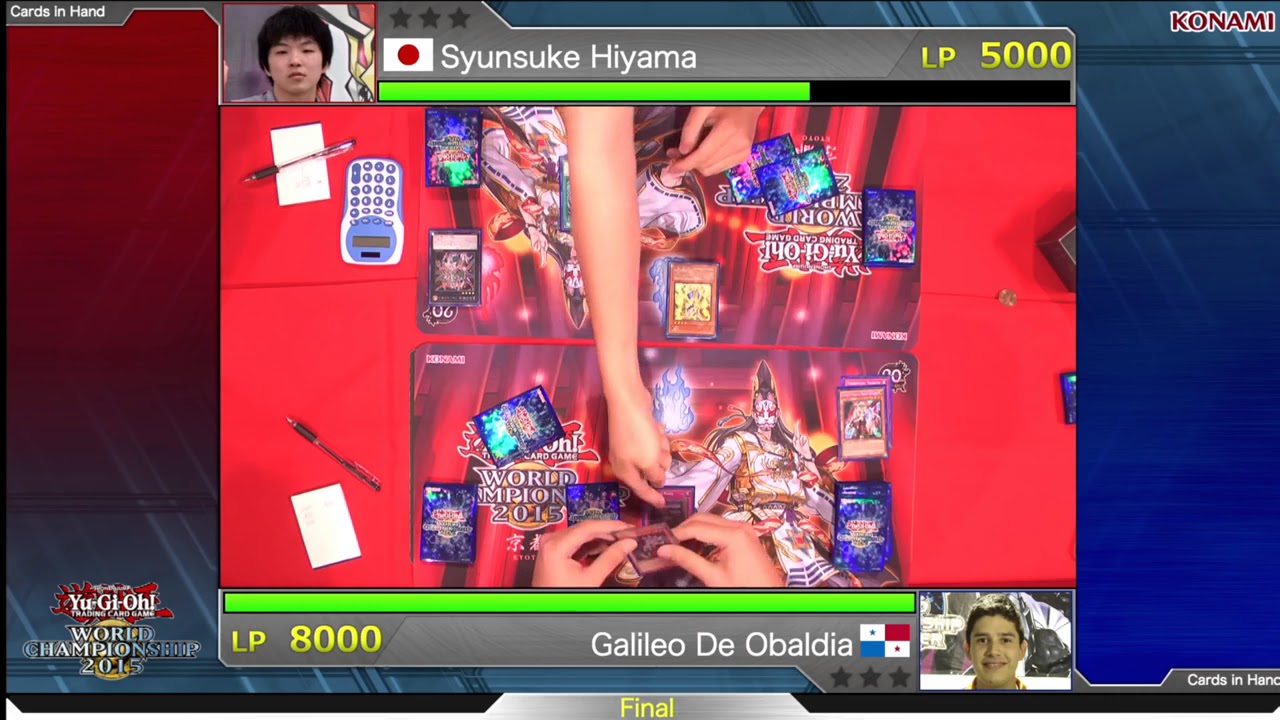 Yu-Gi-Oh! World Championship 2015! ... | FINALS! | (Galileo de Obaldia vs Hiyama Syunsuke)