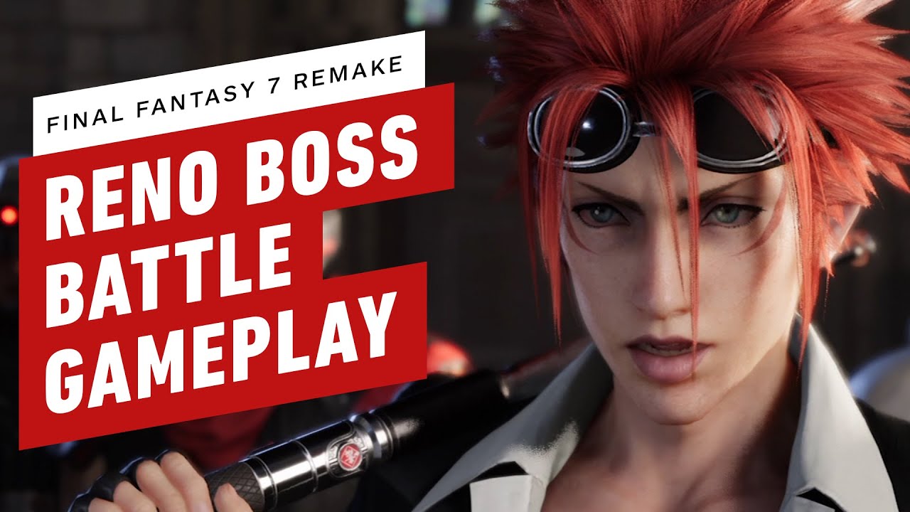 Final Fantasy 7 Remake: Reno Boss Battle Gameplay