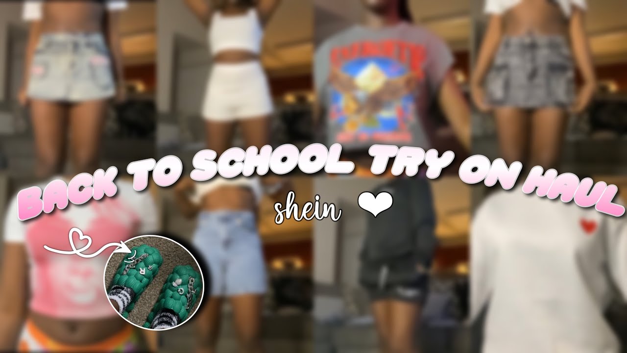 Back To School Shein Haul 2023 | 40+ items , shoes + more .