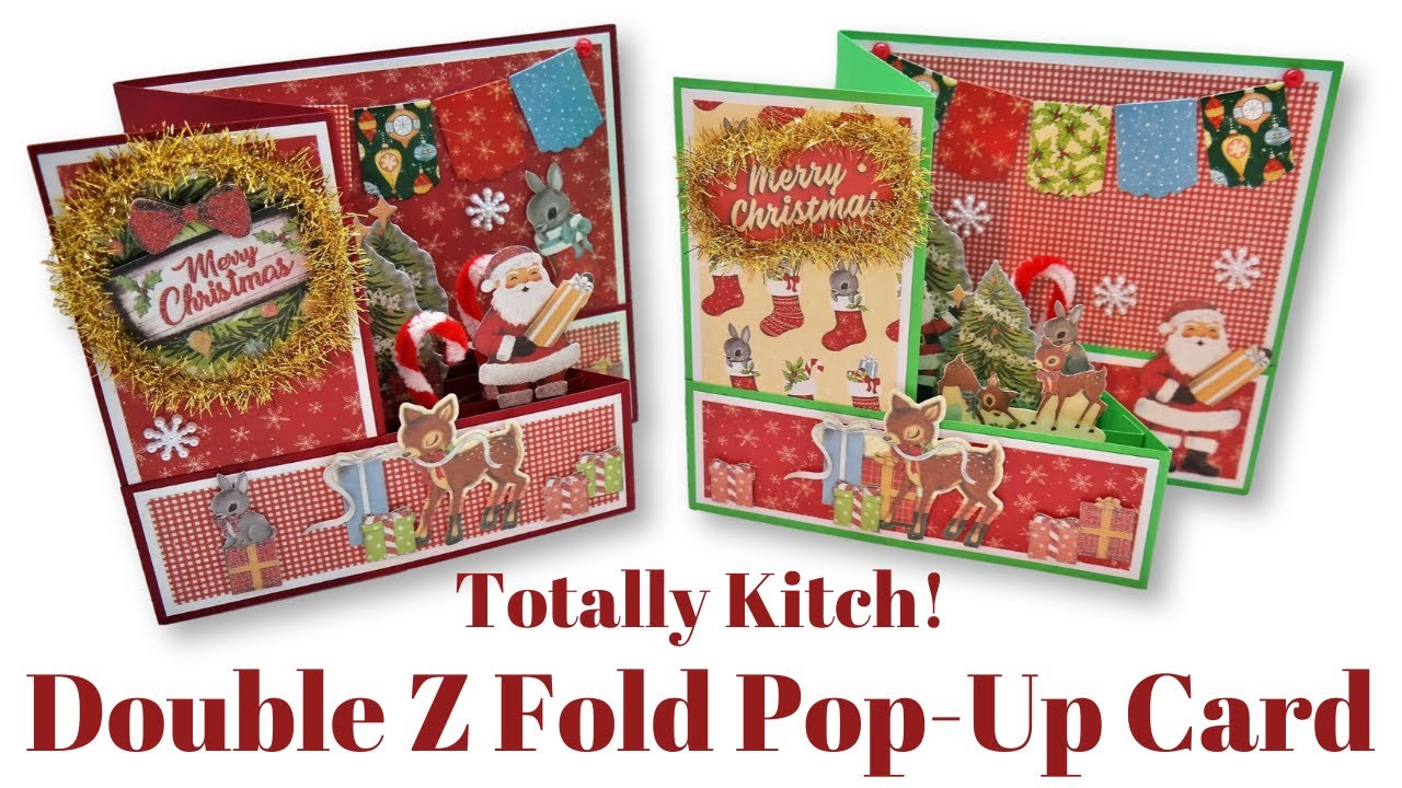 Totally Kitch! Make These Easy Double Z Fold Pop-Up Cards