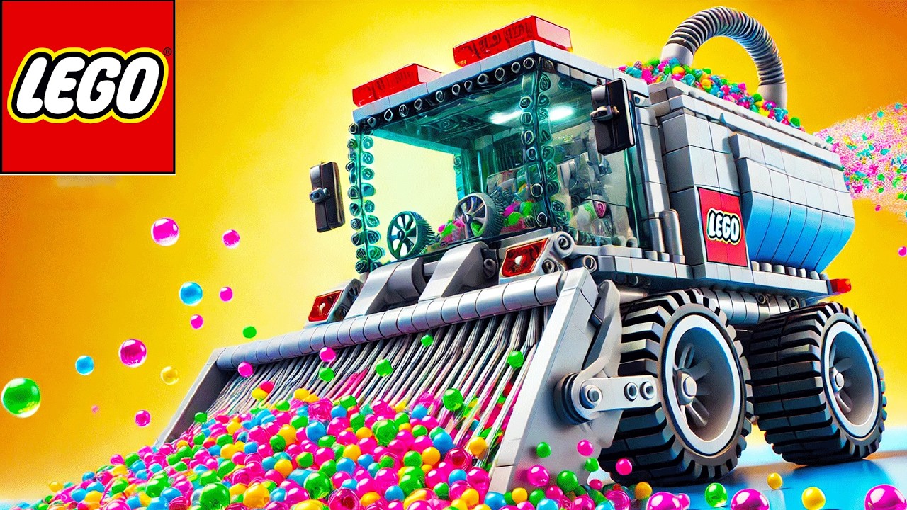 I Build Lego Car Cleaning Orbeez 🚚 Lego Technic Car