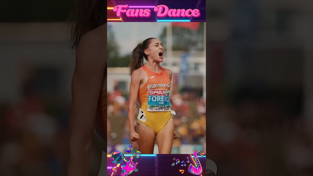 European U23 Champion, Maria Forero&rsquo;s Epic 5000m Run! #remix #athletics #vibes #victory