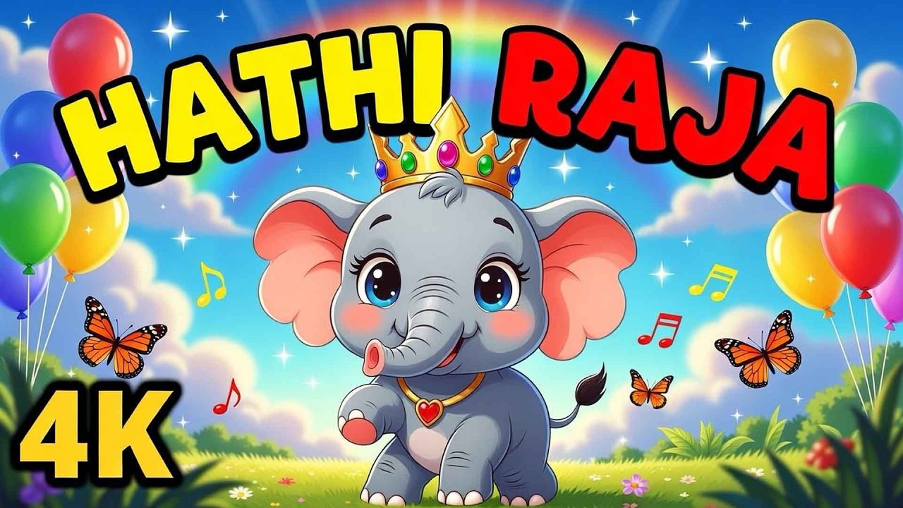 हाथी राजा कहा चले - Hathi Raja Kahan Chale | Hindi Poem For Kids | Hathi Raja Kids Song