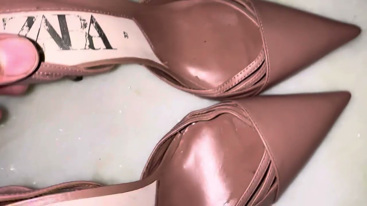 Elegant pumps of posh girl