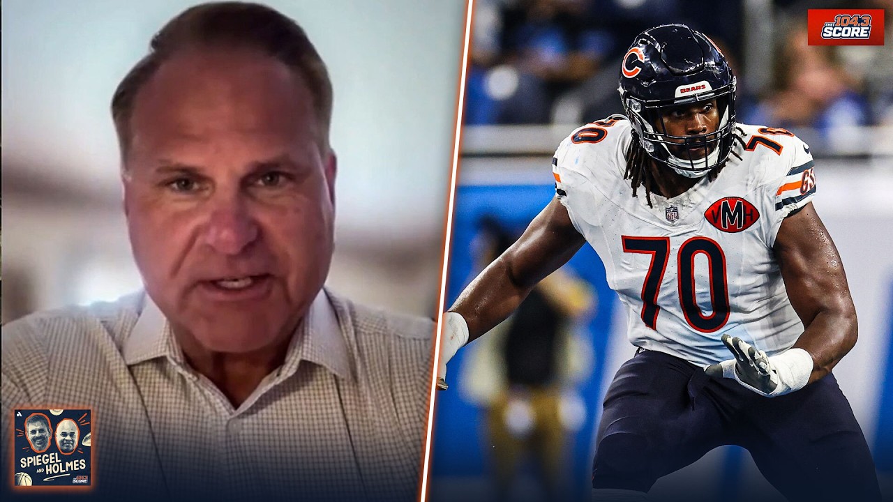 Jimbo Covert talks Bears' left tackle competition, his support of ALS reserach