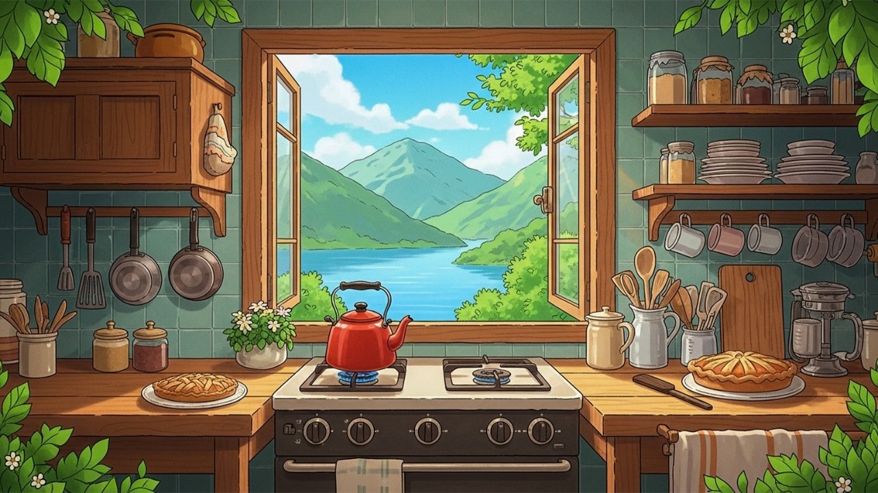 Monday Coffee Corner☕Peaceful Summer Coffee Music with Coffee Moments to Study, Work,Relax Your Mind