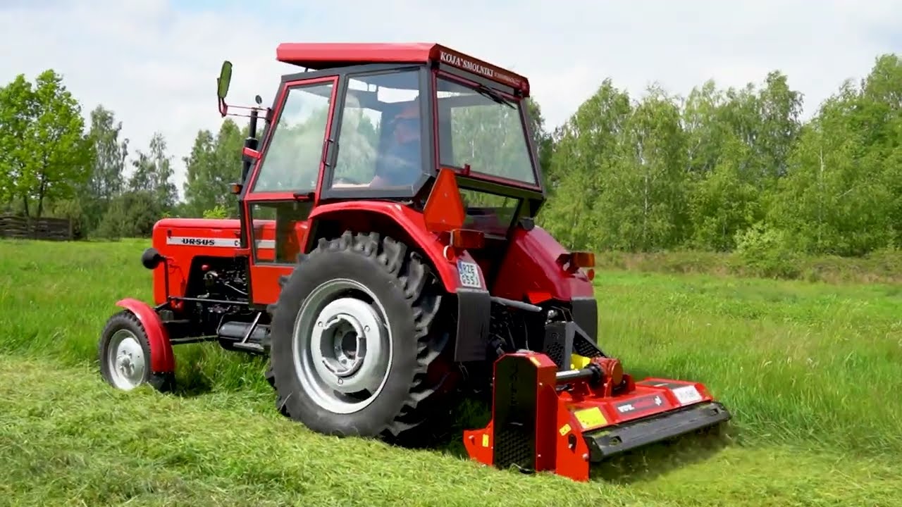 Jak pracuje kosiarka bijakowa z sześćdziesiątką? Ursus C360 i kosiarka F1-160 czy wystarczy mocy?!