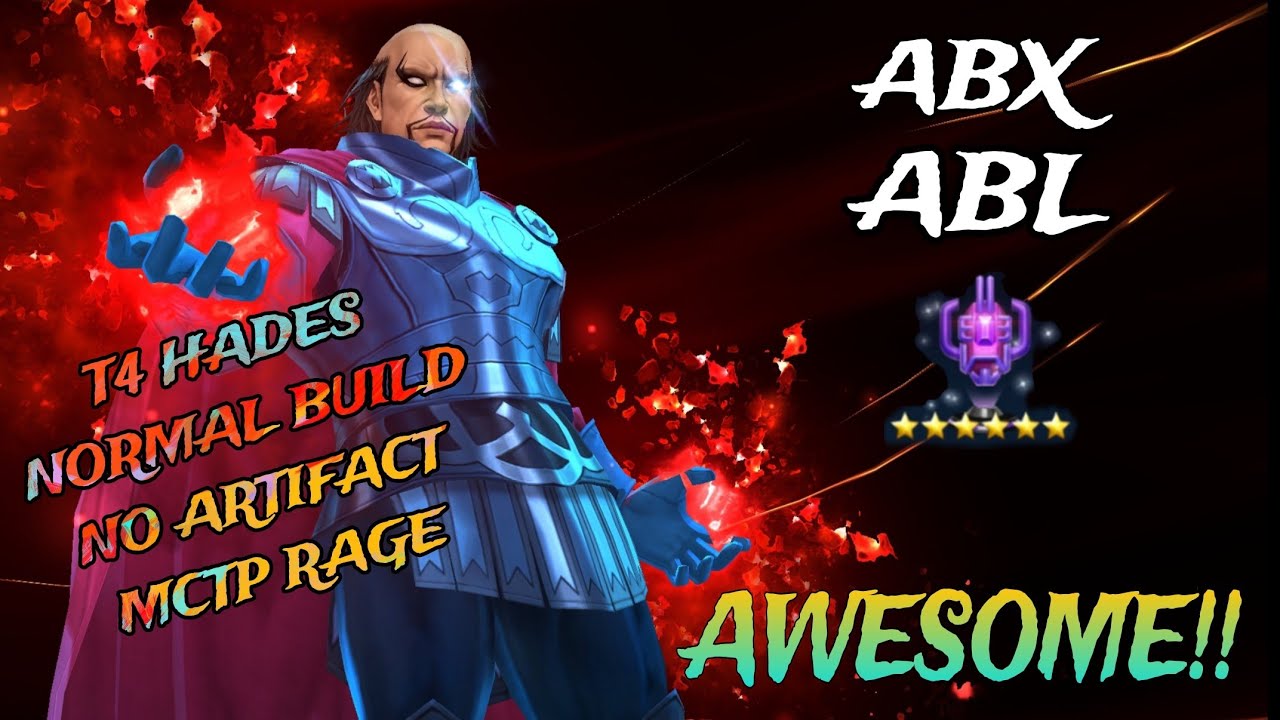 T4 HADES (PLUTO) ABX&ABL 🔥CTP MRAGE-NORMAL BUILD  #mff #marvel 