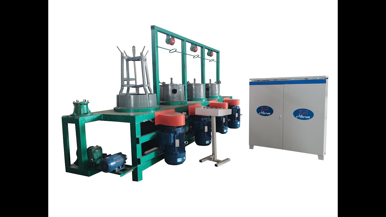 #High  carbon steel wire straight line wire drawing machine