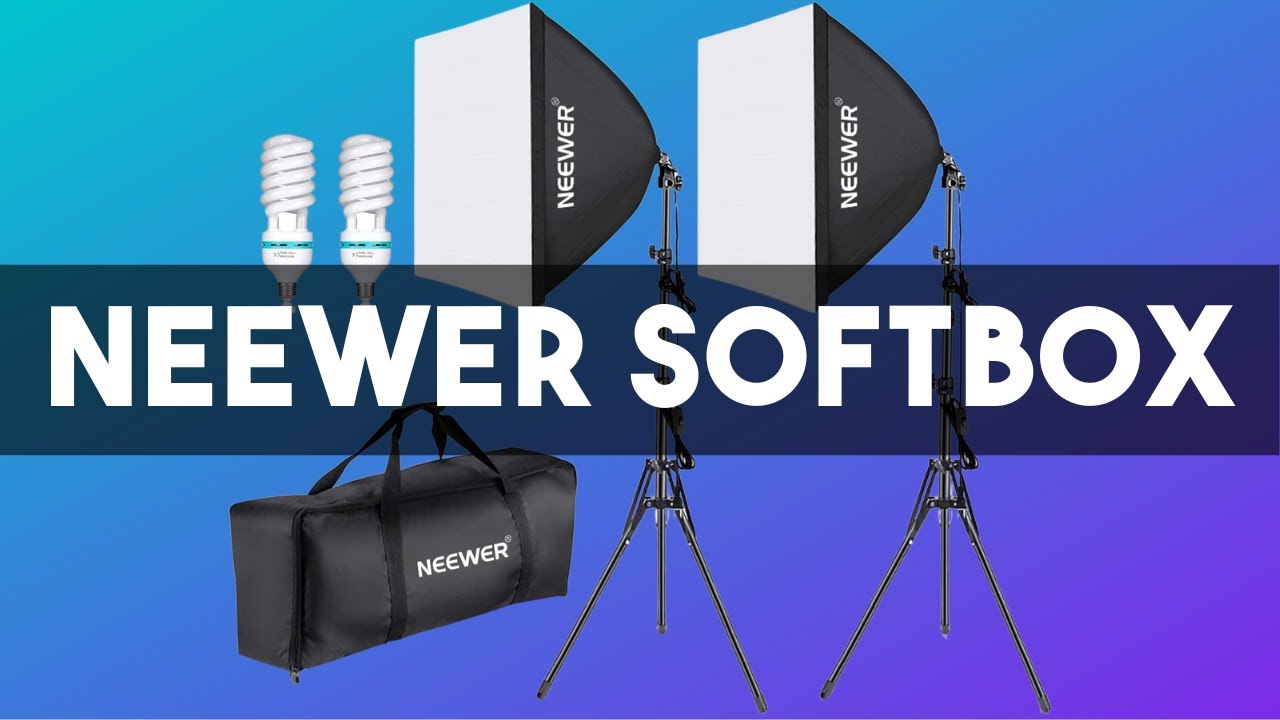 NEEWER 700W Equivalent Softbox Lighting Kit Review: Transform Your Video with Professional Lighting!