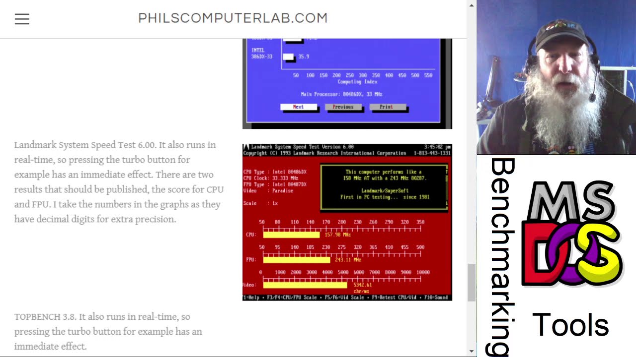 DOS Benchmark Utilities!