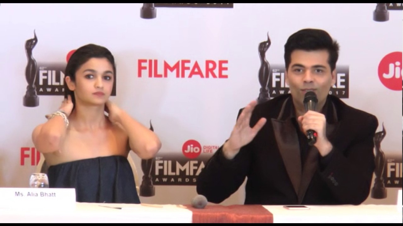 Alia Bhatt & Karan Johar At The 62nd JIO FILMFARE AWARDS || Btown News