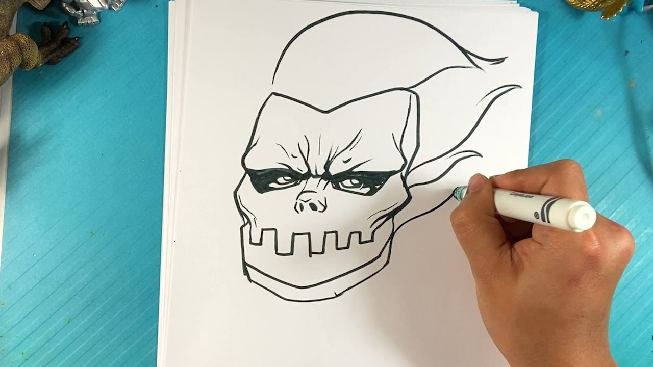 How to Draw ATTACK ON TITAN - Jaw Titan Face