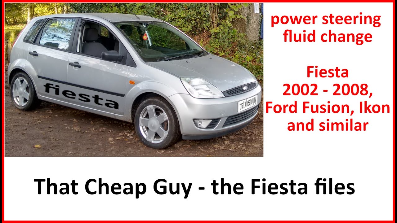 Ford Fiesta Fusion Figo power steering fluid change | that cheap guy